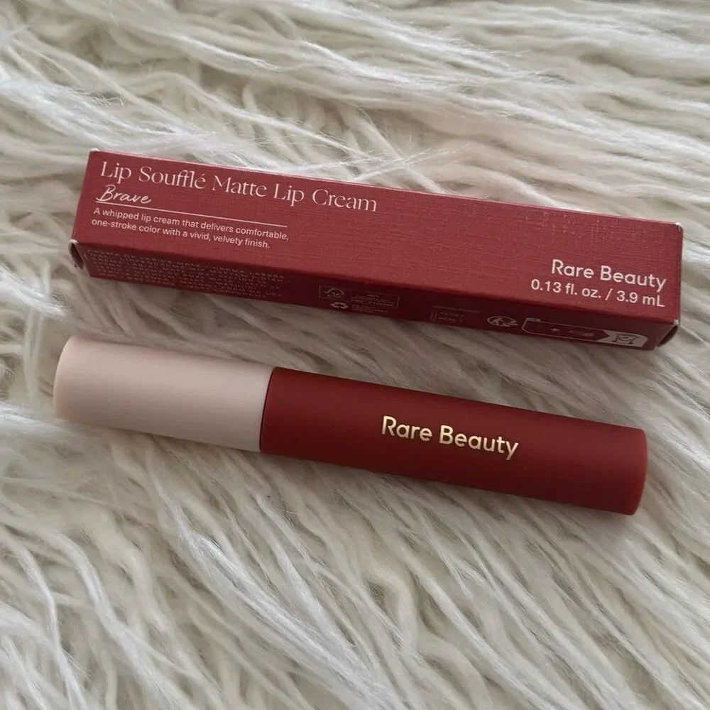 Rare Beauty by Selena Gomez Lip Souffle Matte Cream Lipstick Brave